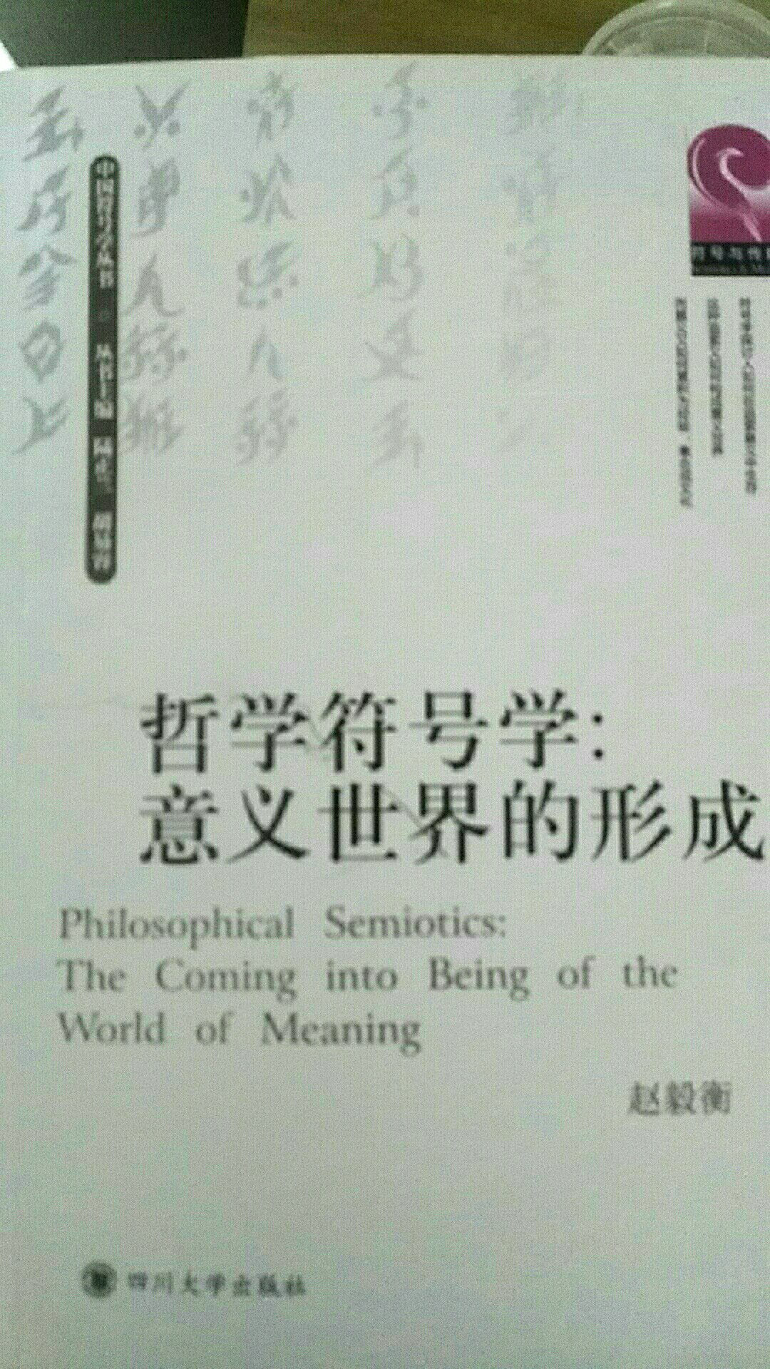 赵毅衡先生研究符号学的经典著作，很不错，深入浅出。