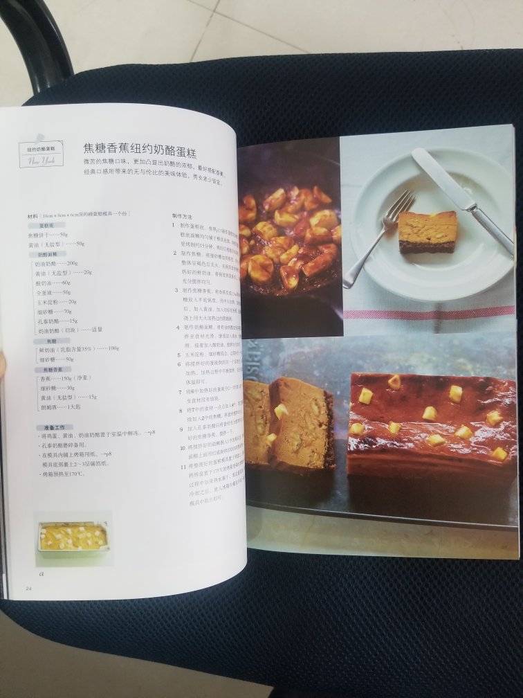 这本书里主要讲了水浴法的奶酪蛋糕和冷藏的奶酪蛋糕两种类型，品类比较丰富，而且图片也还算多。