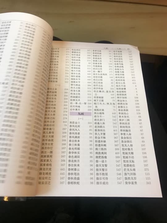 小学生成语词典色彩鲜艳，字迹清晰又大，很好用。