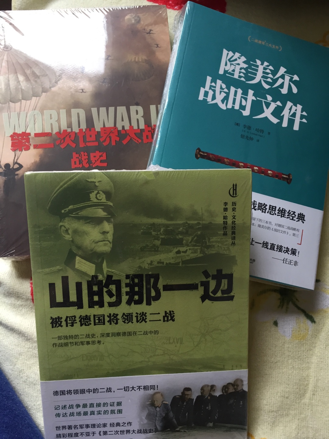 想买二战方面的书，知乎上很多人都推荐李德哈特，买了三本，慢慢看