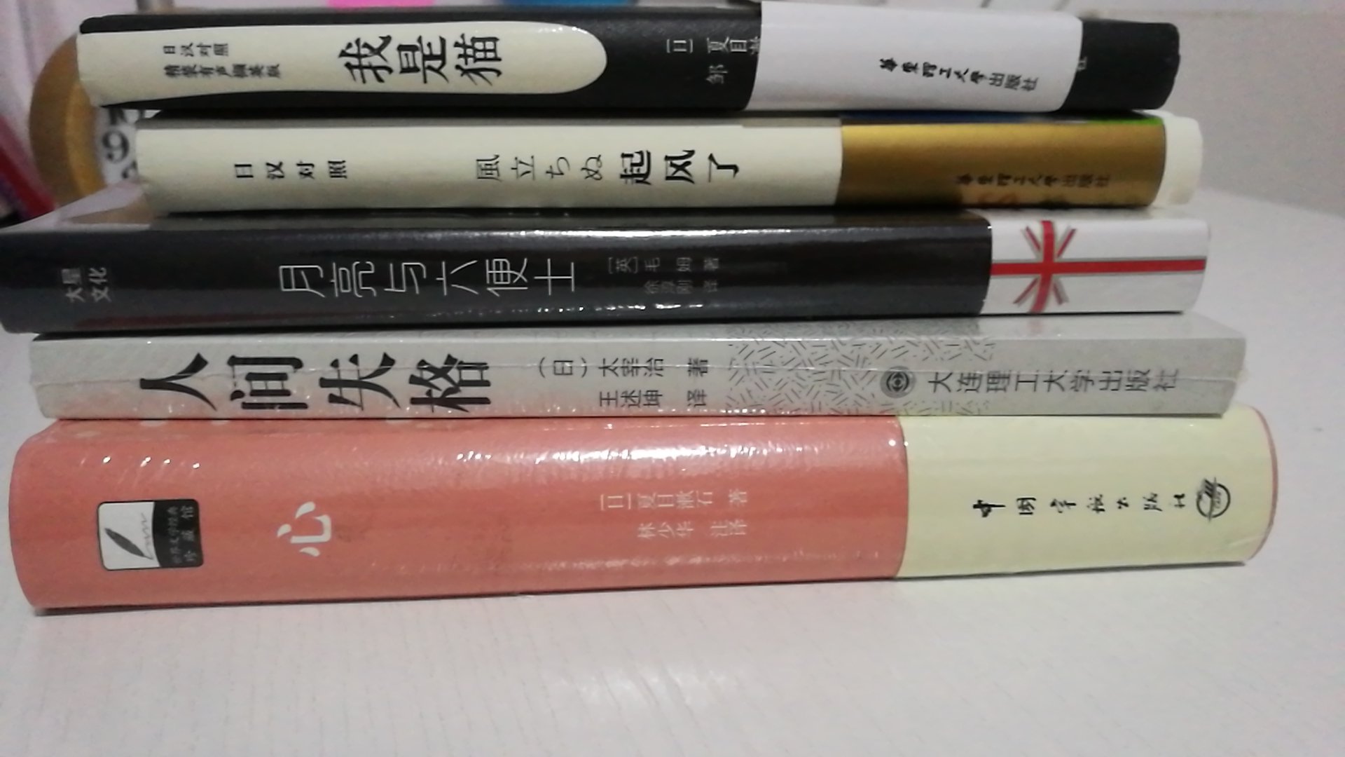 一直对夏目漱石的书挺感兴趣，看过《哥儿》，这次也买了《我是猫》，同时想要通过日语阅读量