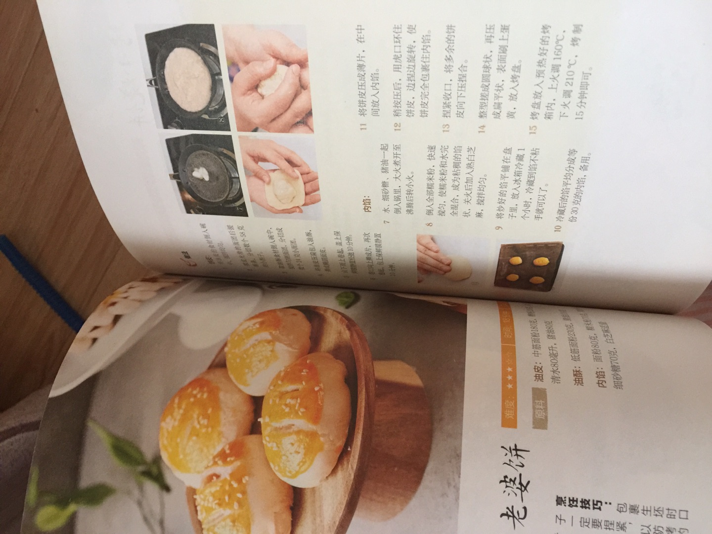 想做些中式糕点，这书里3分之二是炒面汤面，余下的便是饺子、混顿、糕饼了?