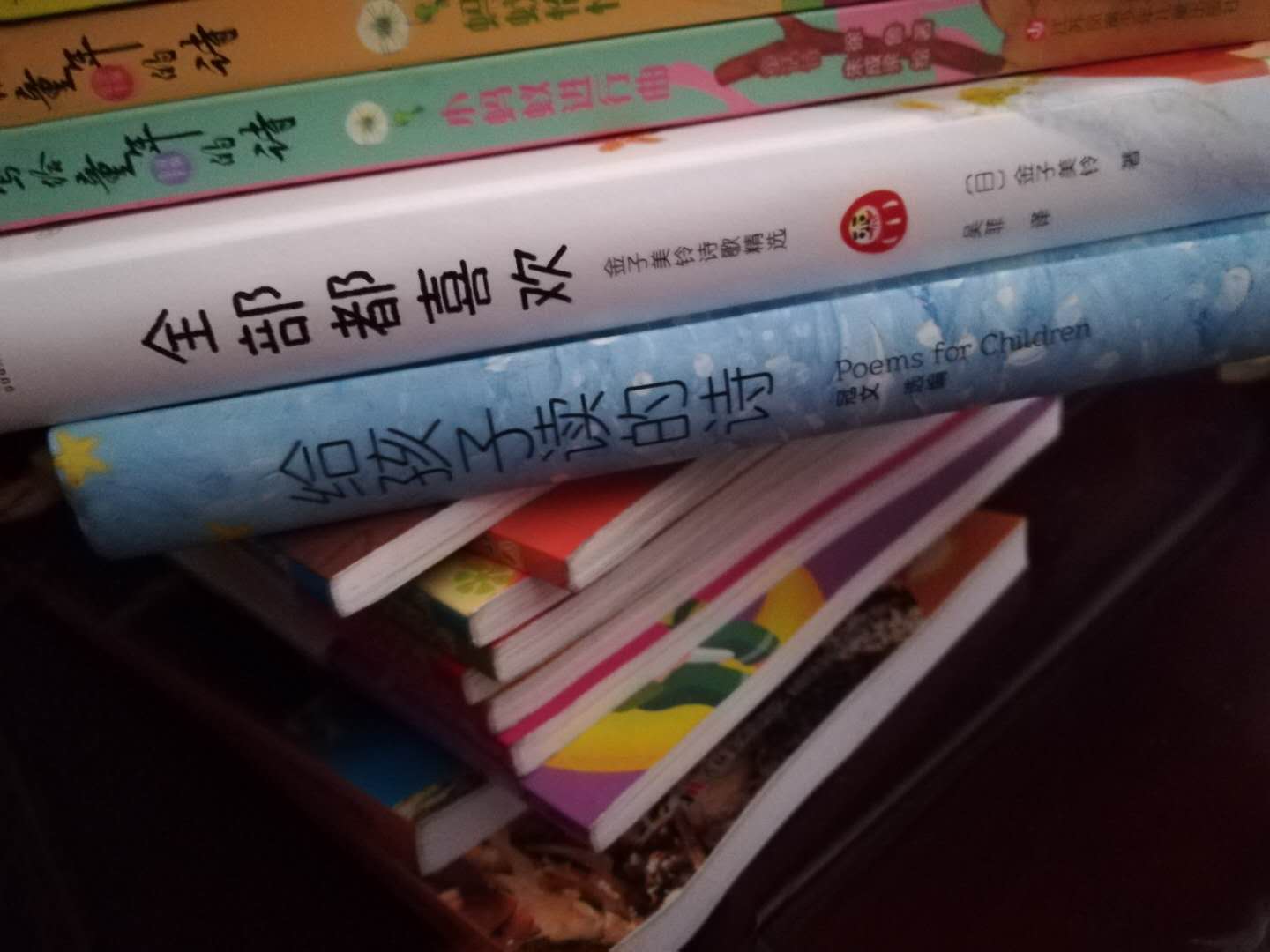 为了找一些儿童的诗歌读物，我翻找了一大堆一大堆的书籍，这一本适合中国小朋友儿童诗歌启蒙读物，太合适不过了? ? ?