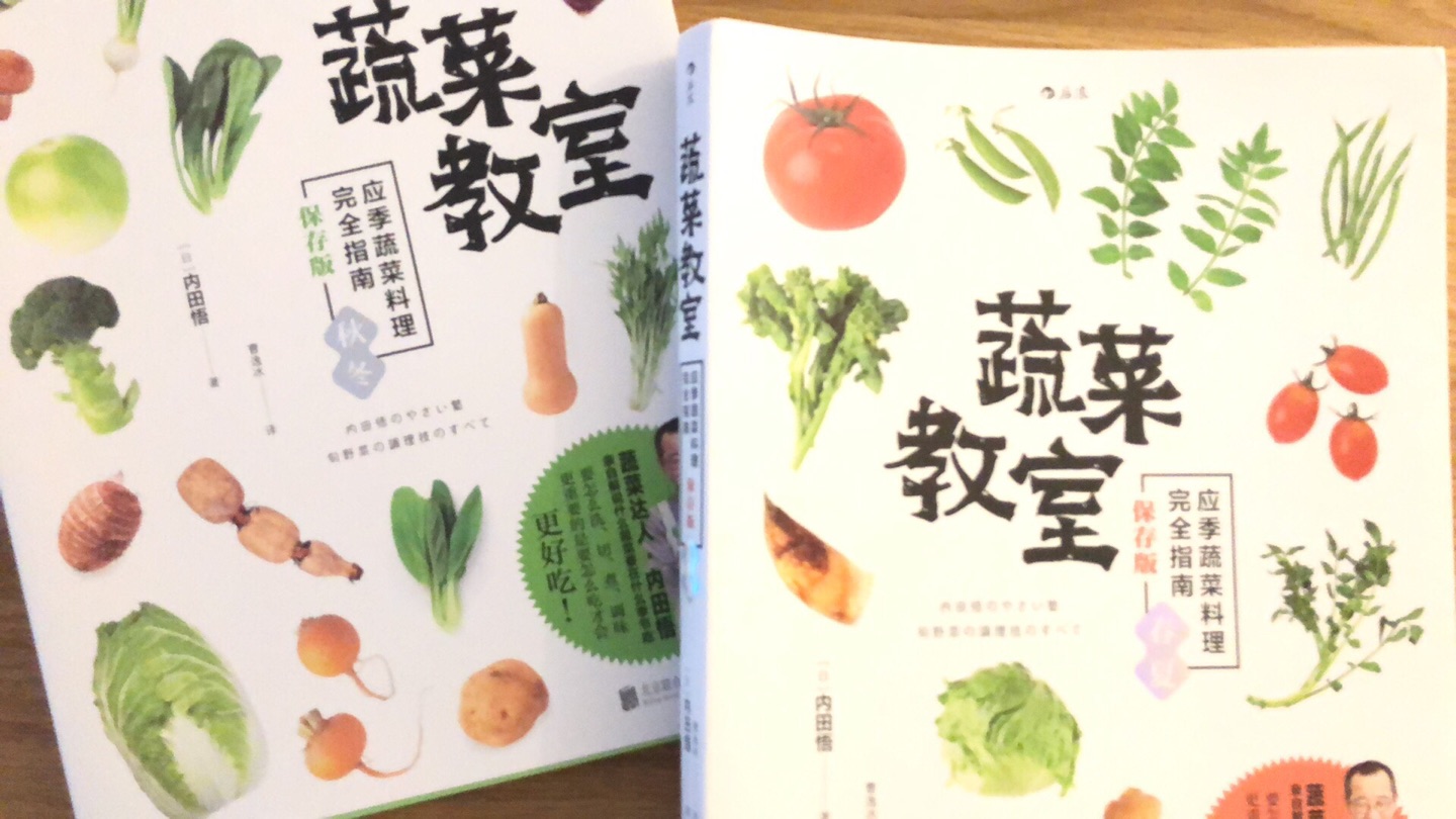 忘记写评价了 感觉挺好的 非常易阅读 就是蔬菜种类要是再多些 来个中国版就好了