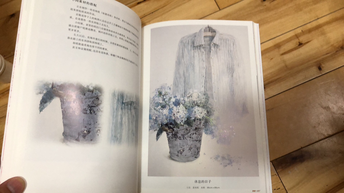 日本水彩大家的作品，买买买，水彩画家的参考文献，印刷质量很好，学水彩必备参考书
