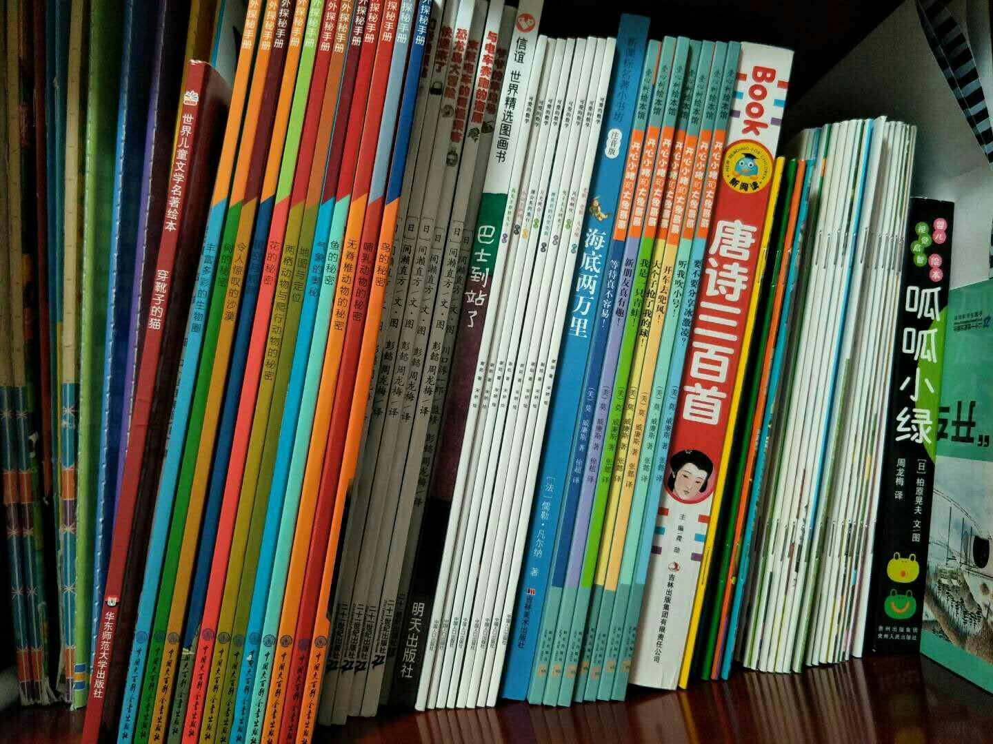 一直在给孩子买的书，图书纸张质量好，色彩鲜艳！