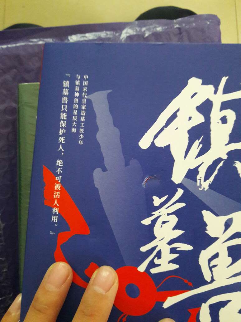 搞不懂气泡包裹着还磕出一个那么深的坑不是第一次在买书了但这是第二次买的书磕了，希望能注意一下吧。蛮喜欢在买东西的。