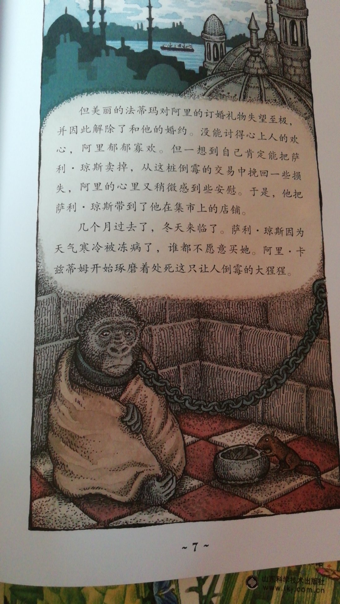 从这本书爱上了奇想国出的书，讲述了一只大猩猩传奇一生，有憧憬，希望，无情背叛和牢不可破的友谊