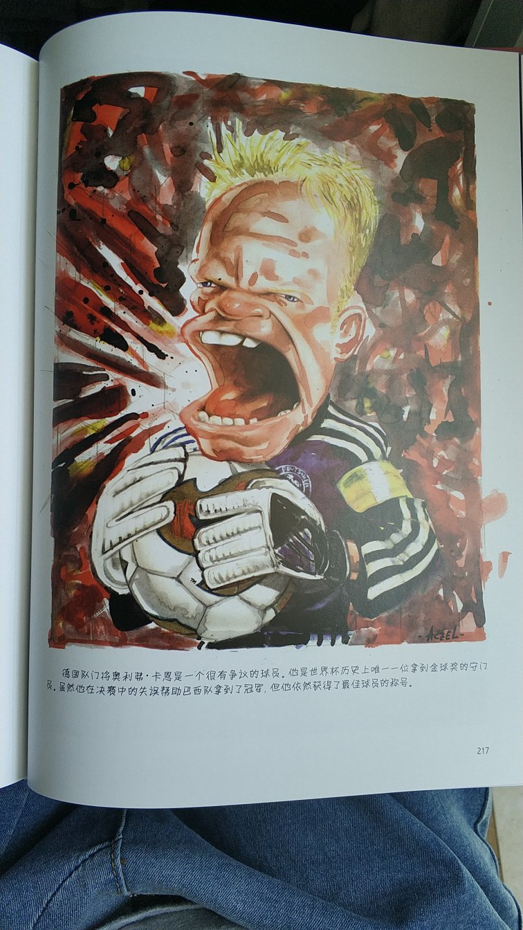 非常棒的一本书，介绍了每届世界杯的经典比赛和球员，用漫画的形式有生动有趣ps:画的很形象，一看就知道是谁
