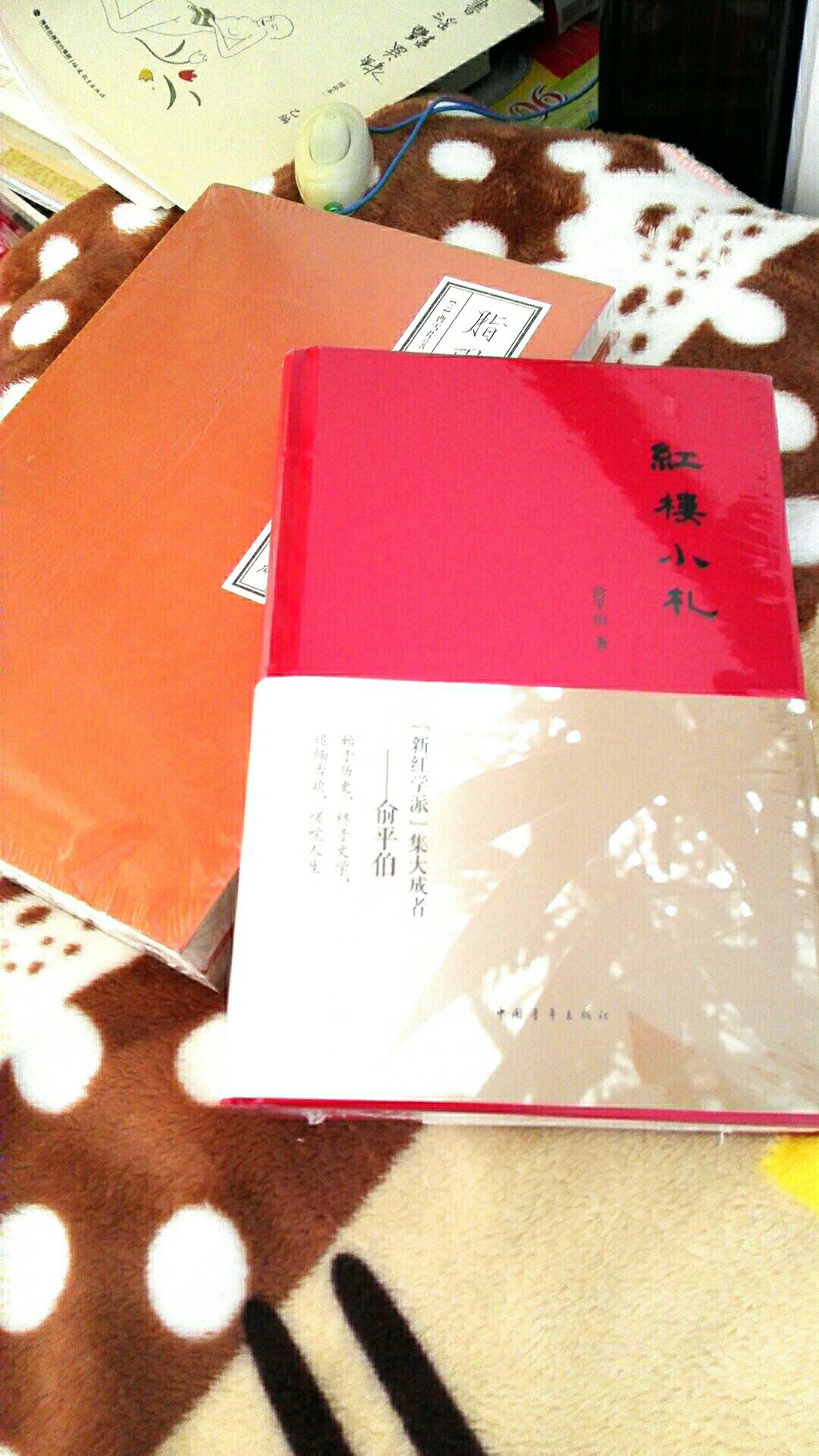 这两本书向往了好多年，买了几本都是小字的，今天买了大字的。快递员刚上岗，态度挺好的。