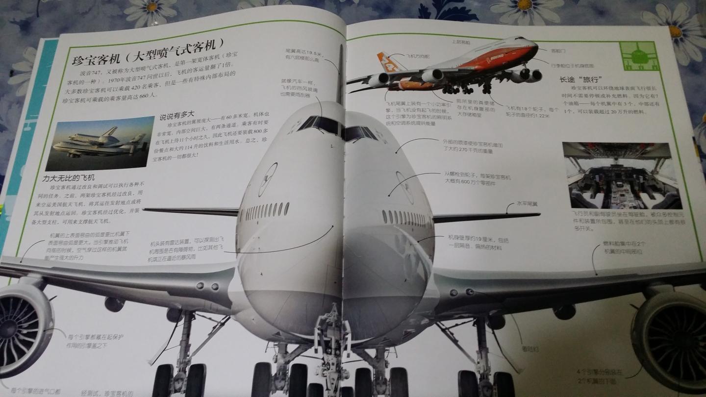 宝宝喜欢飞机，因此入手了这本DK大开本的内容权威，知识点丰富的飞机百科图书。