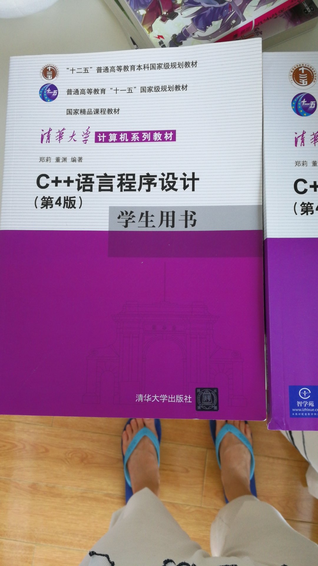 清华大学，计算机系列教材，自学C++，这套教材非常适合初学者，浅显易懂，排版流畅，字体大小适中。