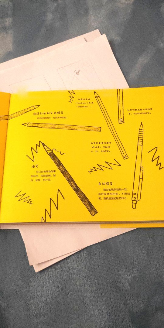 很有趣的一本介绍铅笔和铅笔画的书！