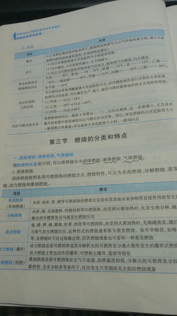 感觉不是官方指定的教材，到像本学习笔记类的，还配了习题，书中不像教材的陈述方式，大部分用表格总结的。部分概念没有表述，下载的几个老师的课件，老师讲的内容跟本教材不一样。严重怀疑，难道2018年的注册消防工程师还指定了两套教材？