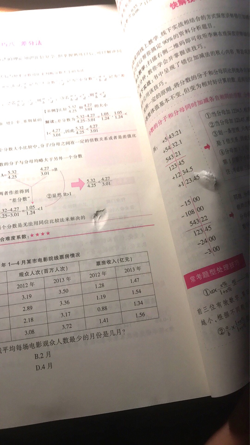 从320页到最后直接被打穿了，这是什么意思？很多字都看不出来了，严重影响阅读