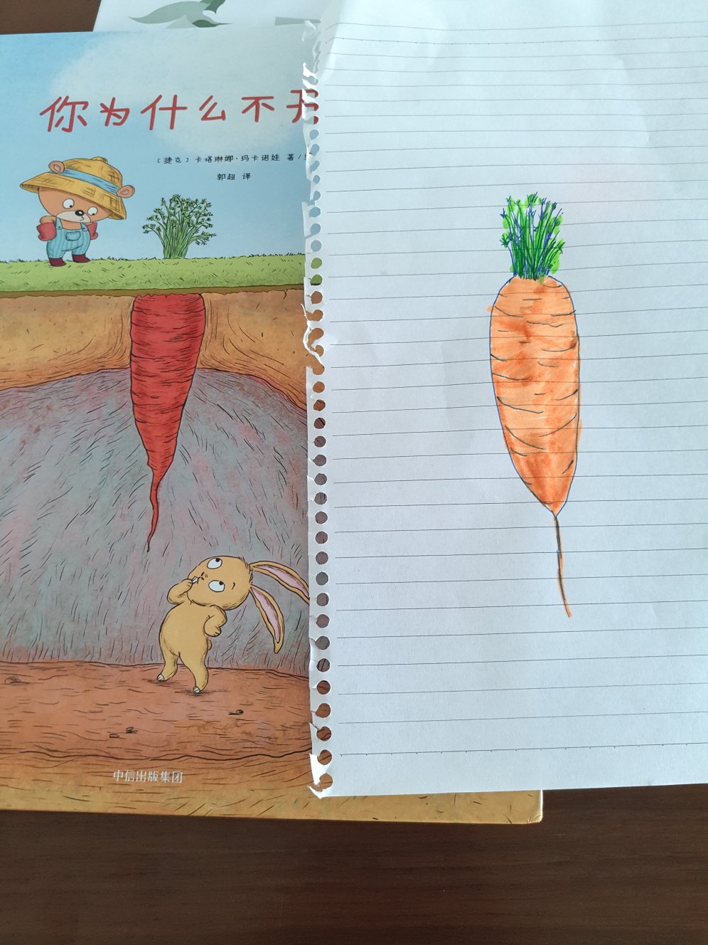 这本书不错，字少，画面优美，不抽象，我还画了个萝卜。