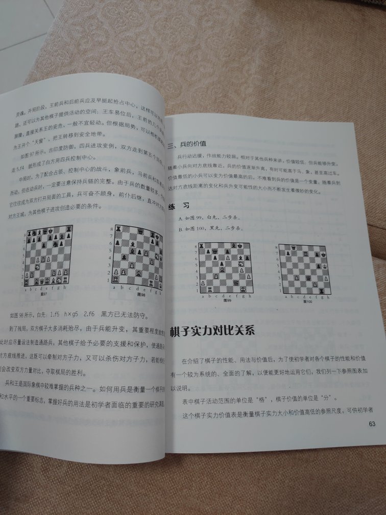 自学国际象棋，讲的挺仔细的，希望可以学会。