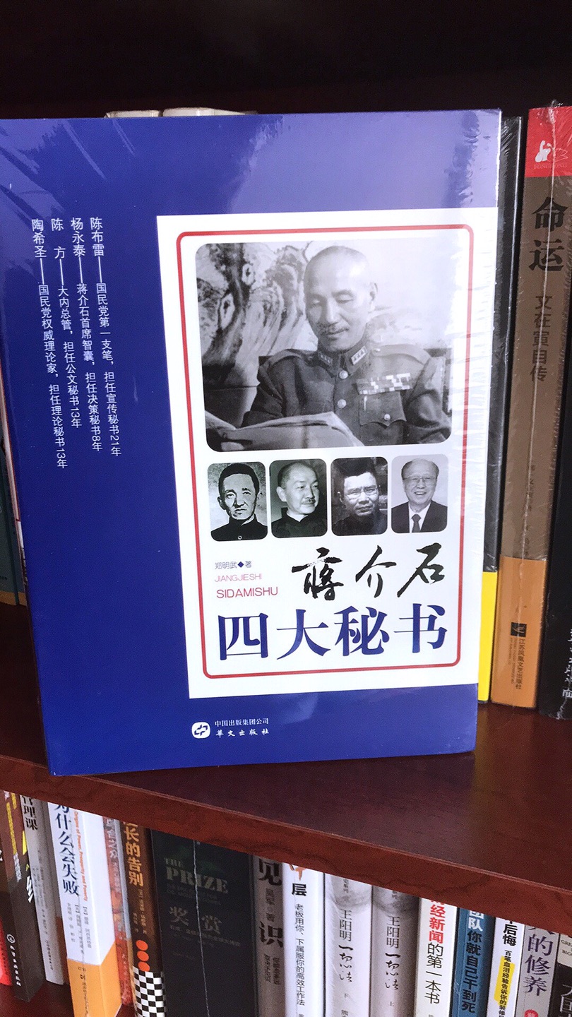 陈布雷，杨永泰，陈方，陶希圣都是担任过蒋介石的秘书，都曾经身居国民党权力核心，他们站在蒋介石的身后读读这本书，感受人物的悲情命运。