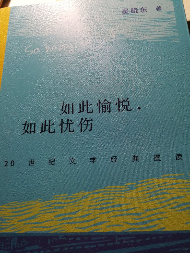 吴晓东的书不是第一次看了，每次都有新感觉