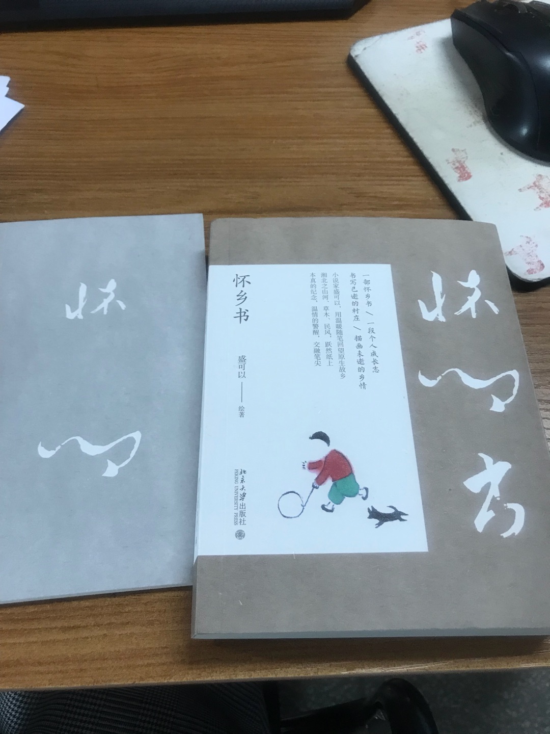 清华健哥推荐所以买了，小小的一本随笔，送了一小本子，很精致(*?-?*)