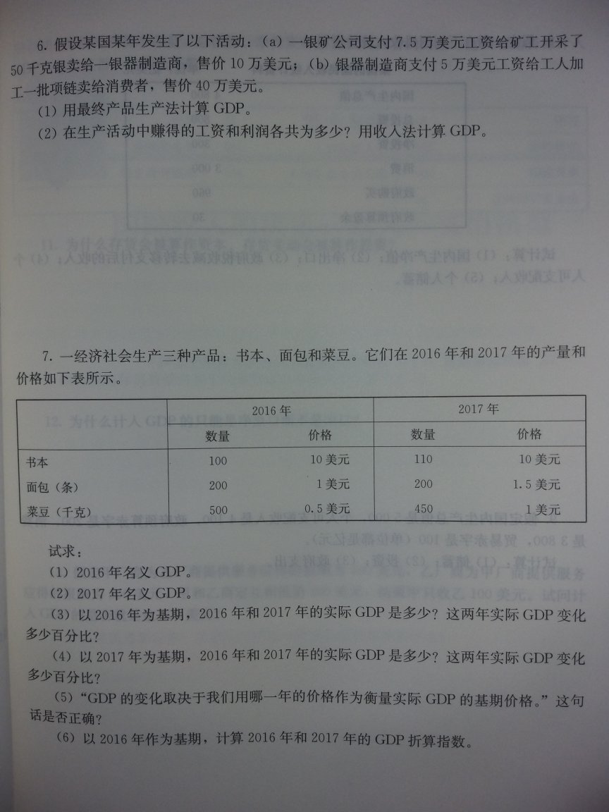 第七版宏观赠了一本习题册，挺好的