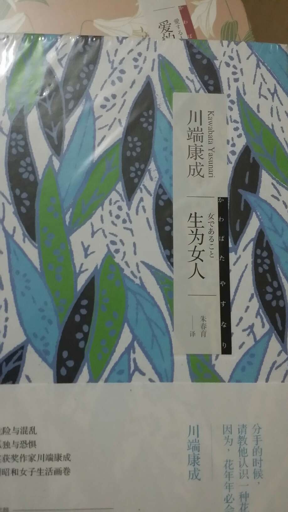 有人说日本文学到川端是个分水岭，他很看不开却细微的令人心疼，也便从中看见自己未将息的悲哀和微小样子。