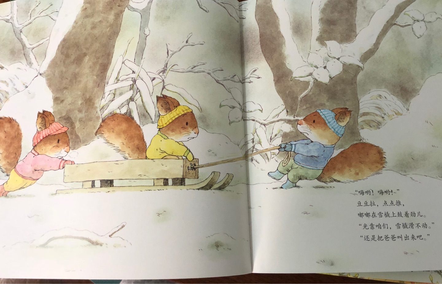 小朋友的绘本，我怎么也那么喜欢看？难道是补偿童年的缺失。岩村和朗的书，很温暖很不错。