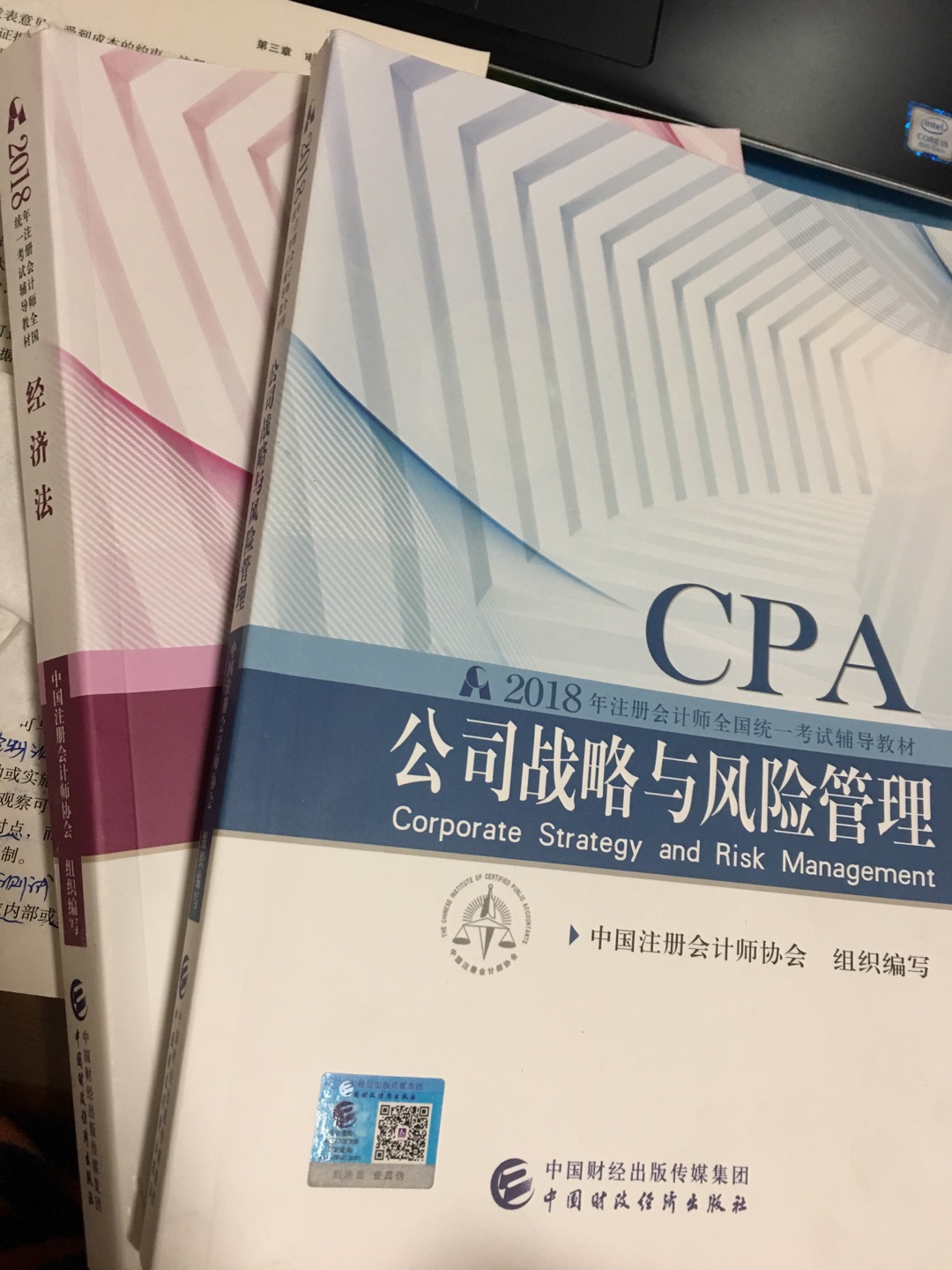 备考2019年CPA战略、经济法、审计，在上面买了两本，预习用