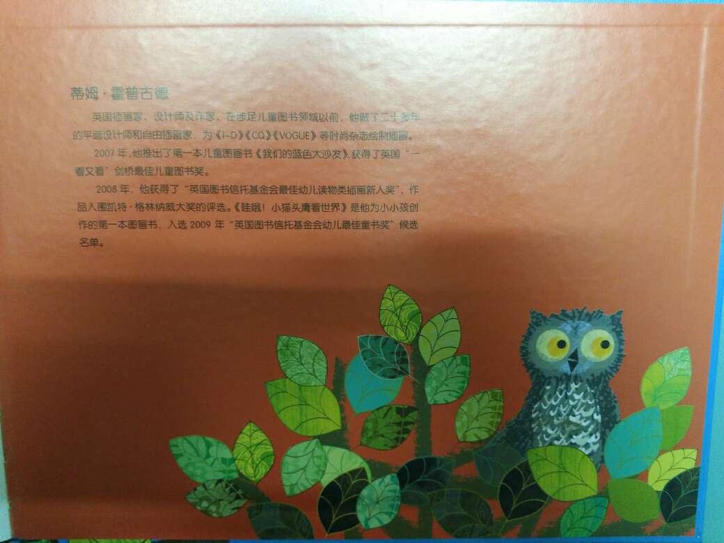 很棒的一本绘本，适合亲子阅读，小猫头鹰的哇哦，表达出惊喜的语气，而且书中把各种颜色串在一起，让孩子认识各种颜色！不仅适合亲子阅读，还有教育功能，真不错?