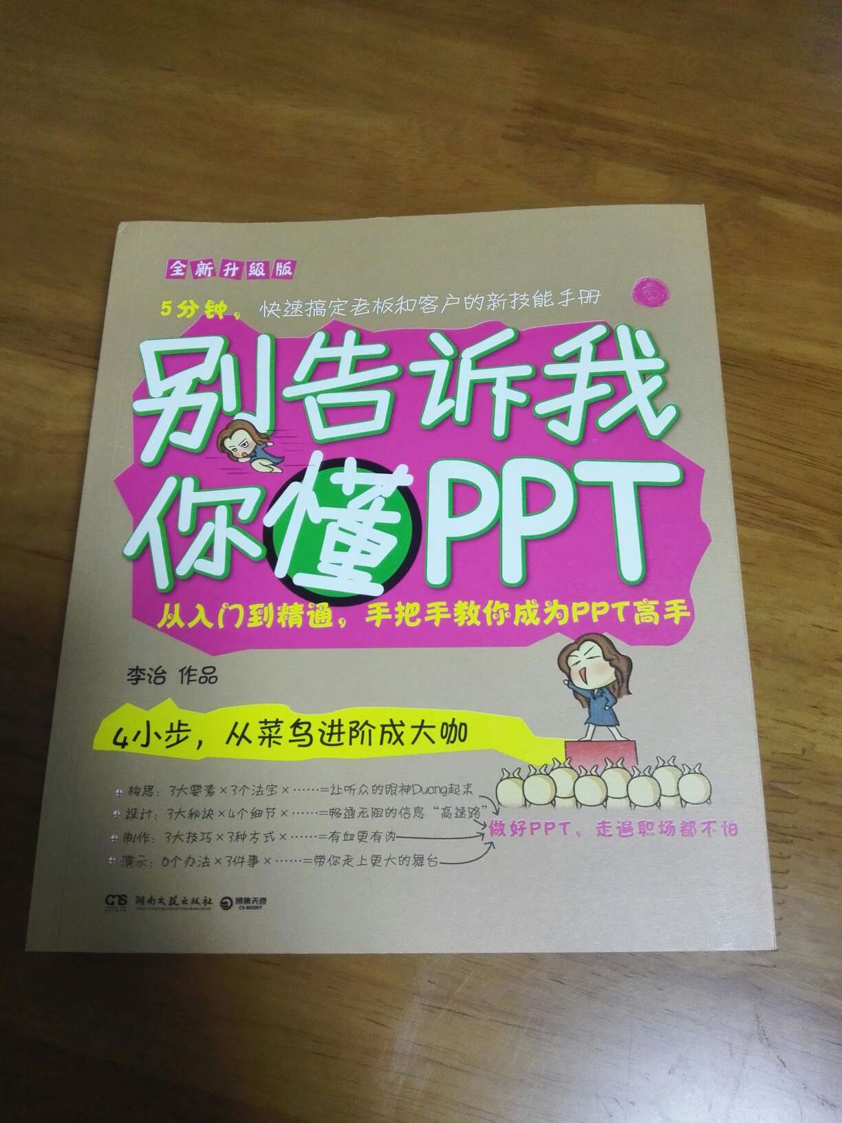被书名吸引过来的，书中对PPT的各种总结，非常实用，值得一看！