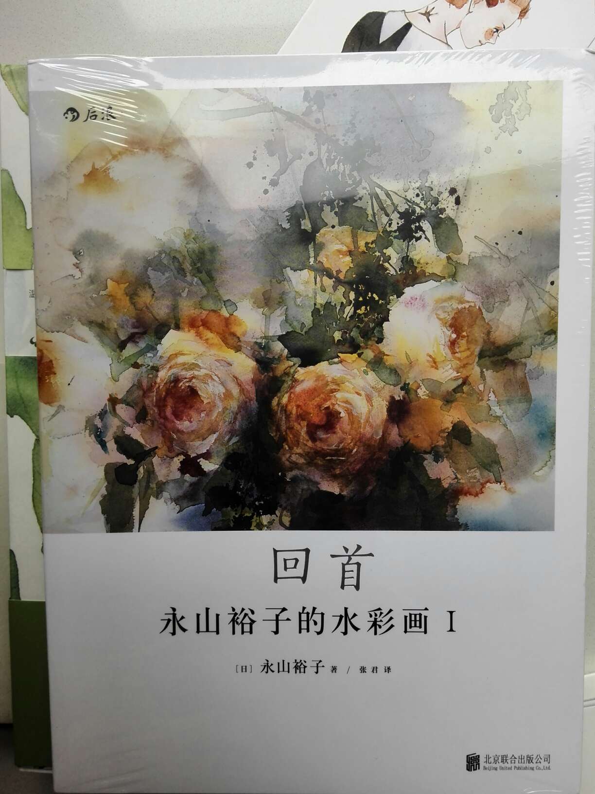 内部纸质偏黄，如果是铜版纸印刷就好了，毕竟水彩画作品在铜版纸上印刷才能出效果，所以书的价格偏高。