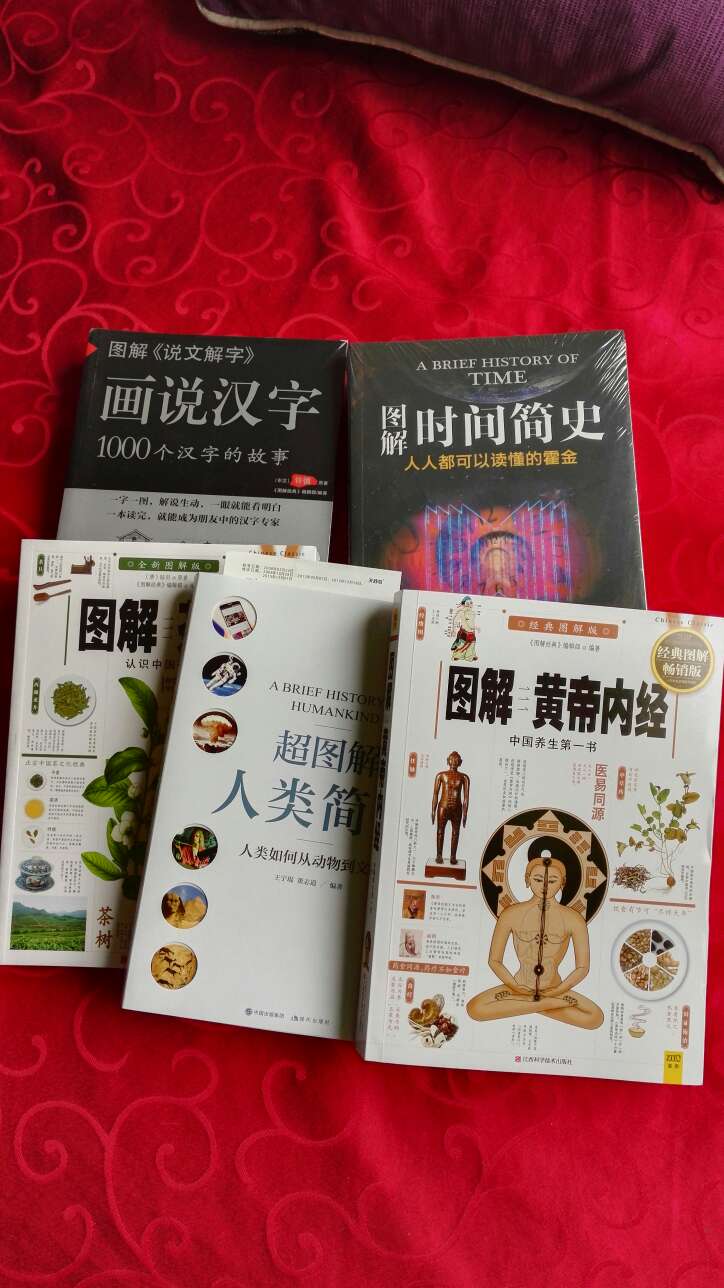 一下子买了好几本书，可以过一个充实的暑假啦