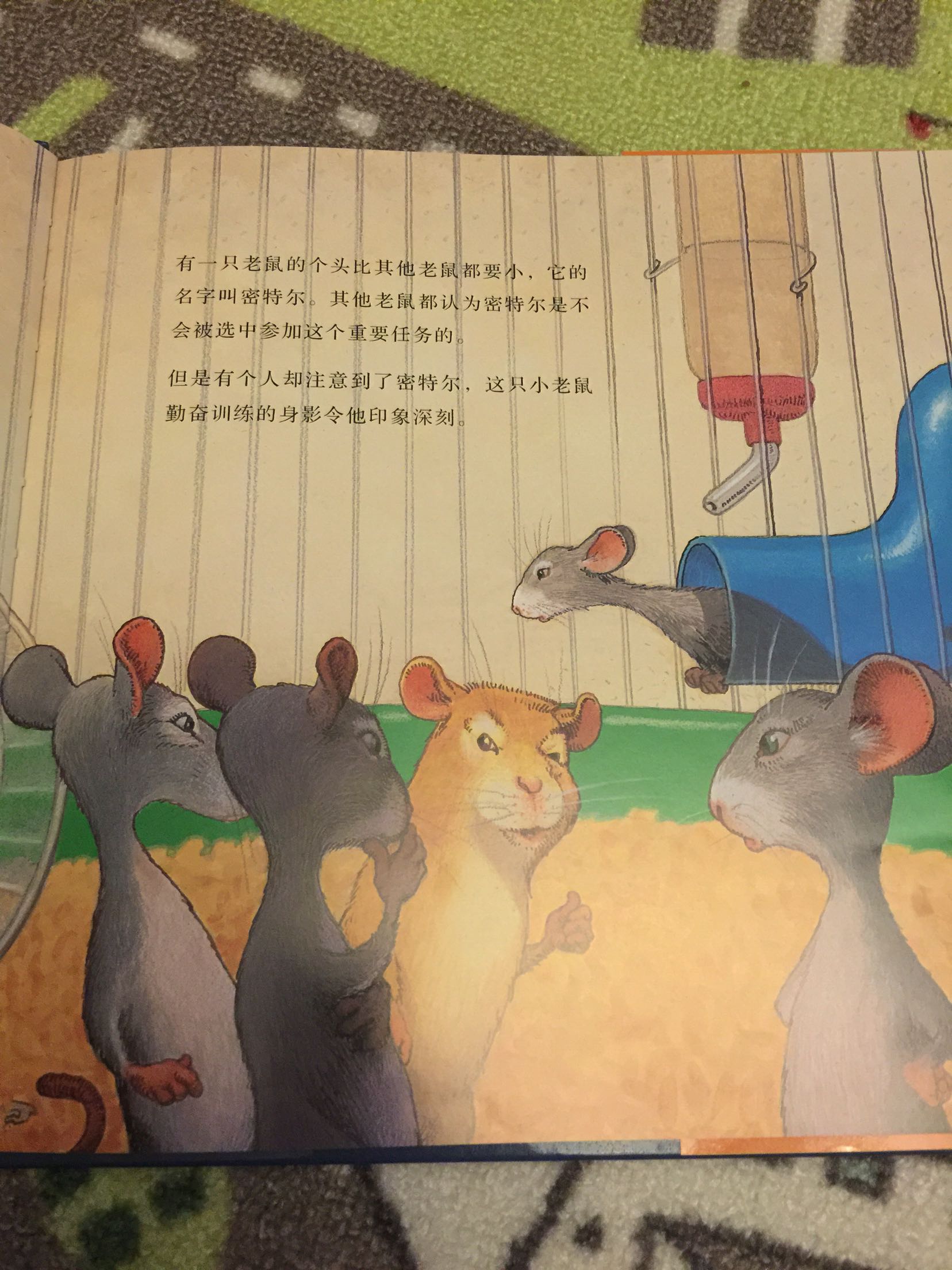 很有趣的书，娃很喜欢，一只小老鼠不服输成为宇航员