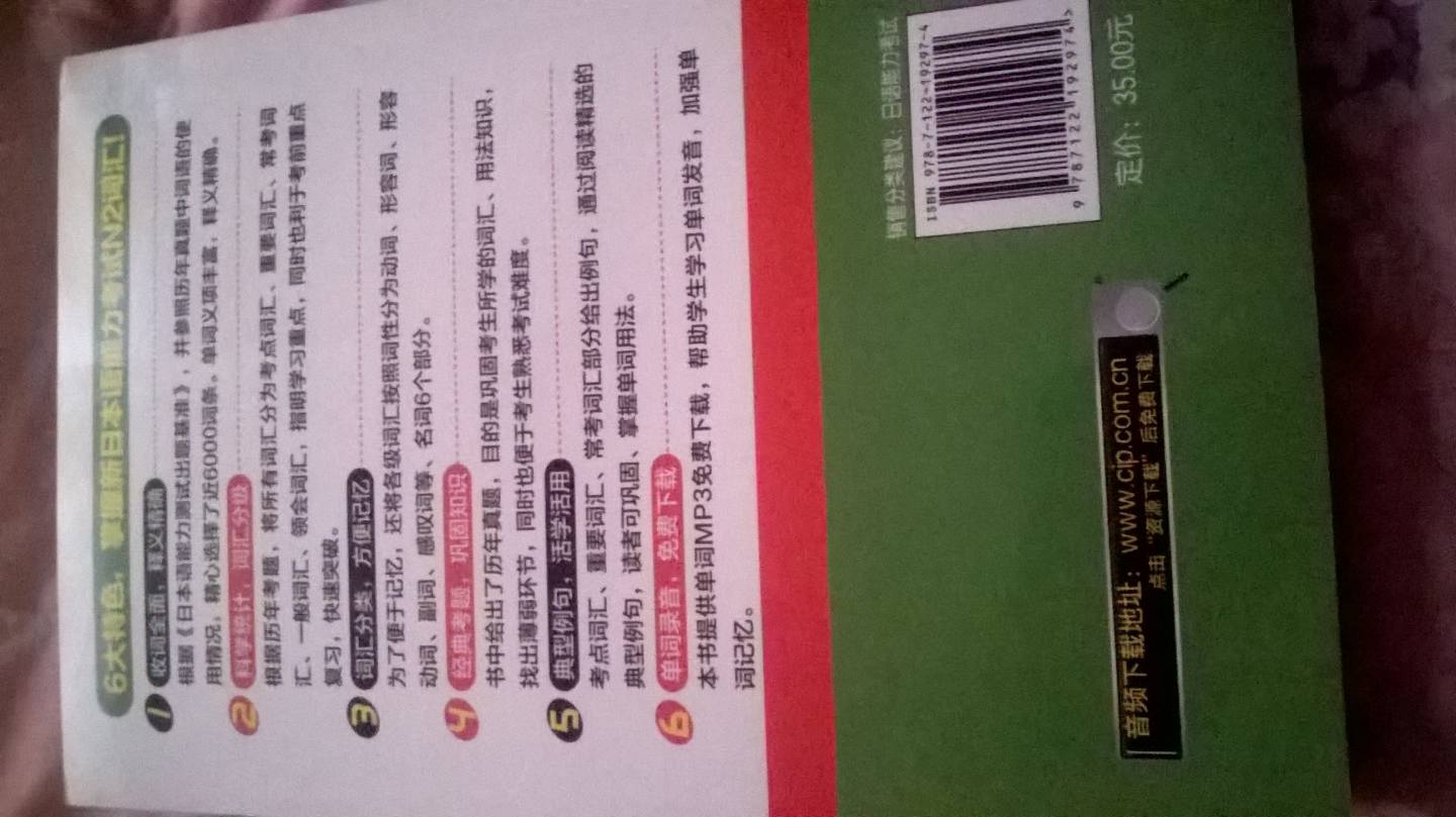 N3提高词汇量必须用的，虽然觉得日语容易，但也不是一天两天能掌握的，还是要积累词汇量