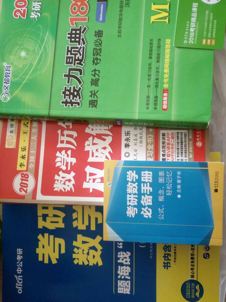 昨晚拍的，刚刚已经收到了。给力！希望对复习有帮助。