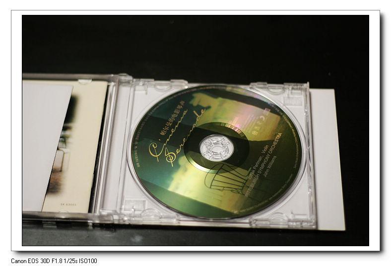 帕尔曼的电影琴声（CD） 实拍图