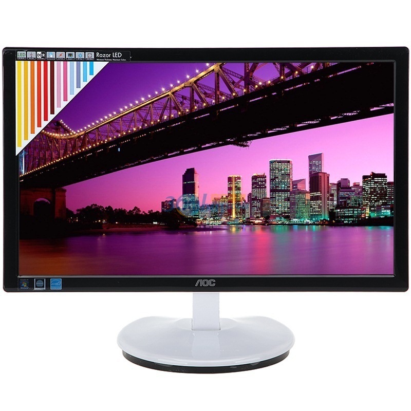 aoc(冠捷)e2343f 23英寸刀锋系列宽屏led背光液晶显示器(黑白双色)