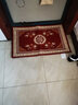 双喜临门 入户门地垫门垫防滑吸水脚垫家用卧室客厅地毯厨房卫浴防滑垫子 锦绣红 50cm*80cm 实拍图