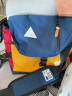 ACROSS斜挎包男女士包包潮流单肩邮差包学生电脑包大容量挎包运动骑行包 红黄 实拍图