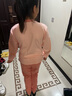 红豆儿童纯棉内衣套装男女童秋衣秋裤睡衣棉毛衫套装M1250胭粉170 实拍图