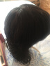 佰丝堂假发女长发中老年妈妈全真人发丝大波浪长卷发中长发气质透气真发自然透气 自然黑【手织顶心-全真发】可调节大小 实拍图