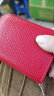 袋鼠（KANGAROO）银行卡卡包女防磁收纳卡片包超薄驾驶证大容量卡套小巧证件包卡夹 红色 (20卡位+2证件位) 晒单实拍图