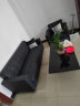 韩旗洛办公沙发商务接待现代简约小型会客洽谈皮沙发办公室沙发茶几组合 单人位+三人位+长茶几 晒单实拍图
