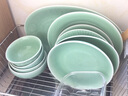 瓯江（OUJIANG）龙泉青瓷餐具月亮系列大/小汤匙创意陶瓷汤勺 莲花小汤匙梅子青 实拍图
