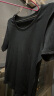 La Chapelle City拉夏贝尔短袖T恤女夏季2024新款简约基础款圆领时尚休闲内搭上衣 黑-纯色 M 晒单实拍图