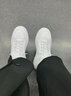 回力女鞋小白鞋女2024春季新款厚底百搭休闲鞋透气运动鞋子女潮流板鞋 【皮面】628Z-白色 36 实拍图