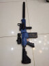 悍迪儿童玩具枪手自一体M416突击步抢8-12岁可发射电动连发生日礼物 高配-蓝色电动m416红外红点30发 实拍图