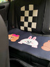 潮九玩五汽车坐垫夏季四季通用单片主驾驶车内座椅垫车载后排座垫夏季座套 趴姿组合后座【单片】 实拍图