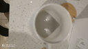 斌诺（BIN NUO）陶瓷木柄马克杯简约复古创意办公茶杯水杯陶瓷杯家用牛奶咖啡杯 白杯+盖勺+礼盒 400毫升 实拍图