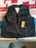 烈焰战队马甲 男士冬季加绒加厚多口袋宽松棉马夹 中老年人保暖背心棉坎肩 藏蓝色（9粒扣马甲） XXXL（建议150-160斤） 实拍图